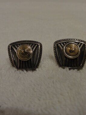 Vintage Sterling Silver Earrings Stamas